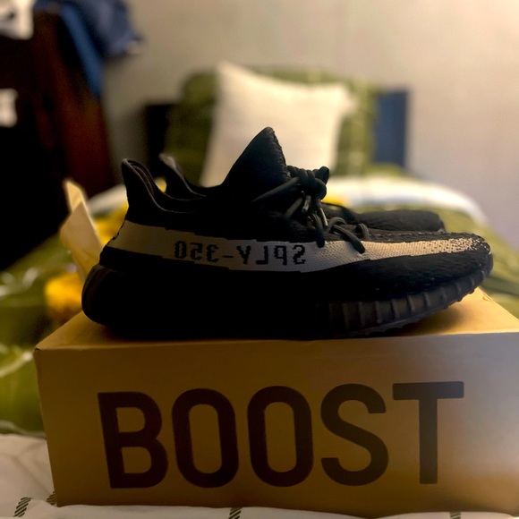 Adidas Yeezy Boost 350 V2 Black and Tan Sneakers